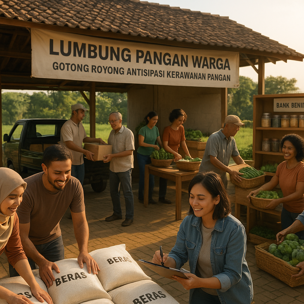 Inisiatif 'Lumbung Pangan Warga': Gotong Royong Antisipasi Kerawanan Pangan di Musim Paceklik