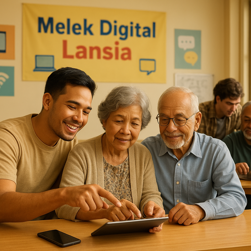 Gerakan 'Melek Digital Lansia': Ajak Relawan Muda Mengajar Teknologi Dasar kepada Kakek Nenek