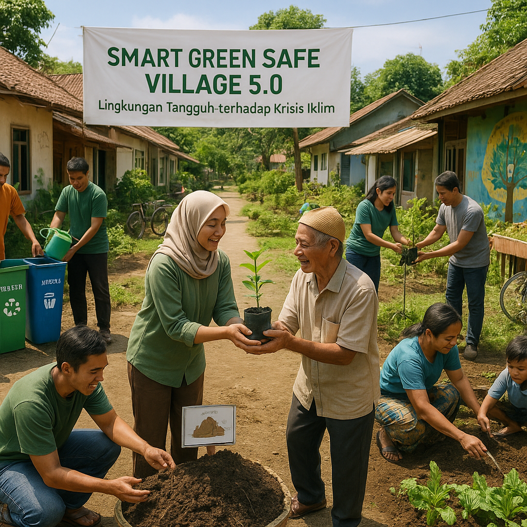 Smart Green Safe Village 5.0: Konsep RT Tangguh Hadapi Krisis Iklim