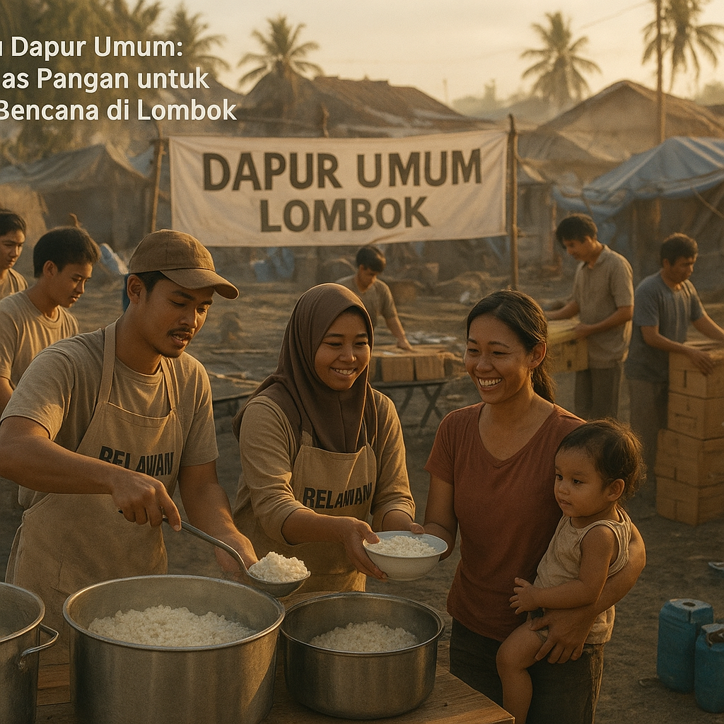 Relawan Dapur Umum: Solidaritas Pangan untuk Korban Bencana di Lombok