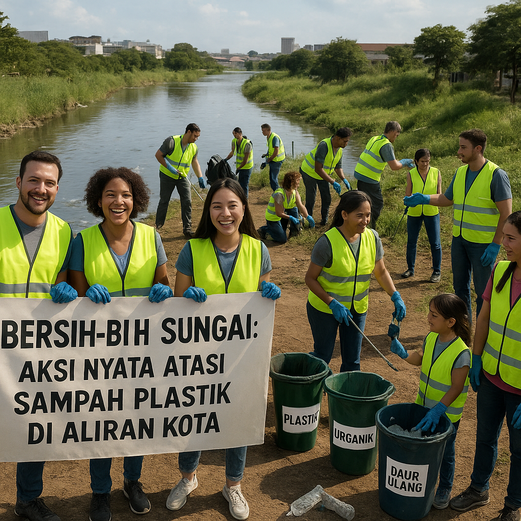 Bersih-Bersih Sungai: Aksi Nyata Atasi Sampah Plastik di Aliran Kota
