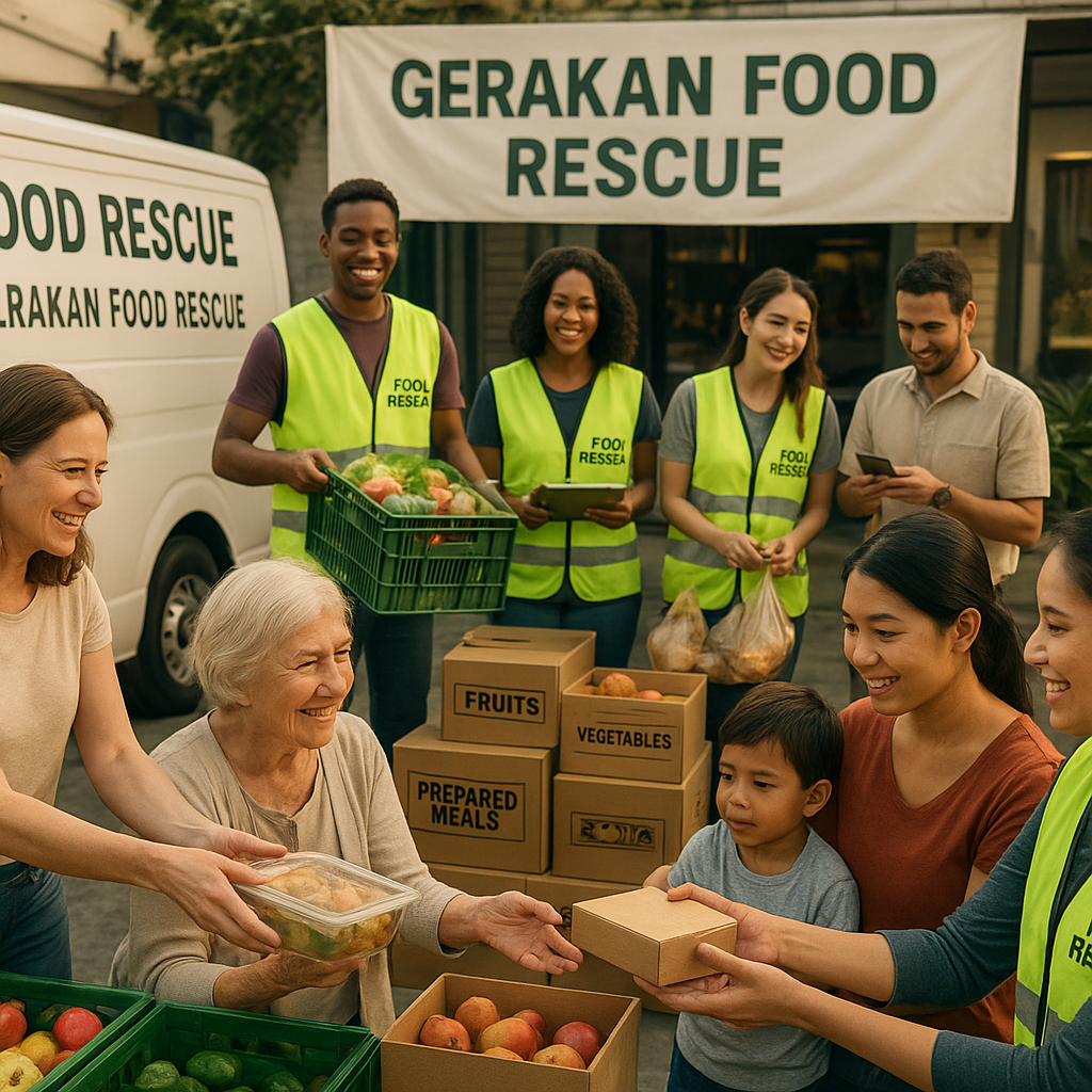 Gerakan 'Food Rescue' Komunitas Kota Selamatkan Makanan Layak Konsumsi dari Tempat Sampah