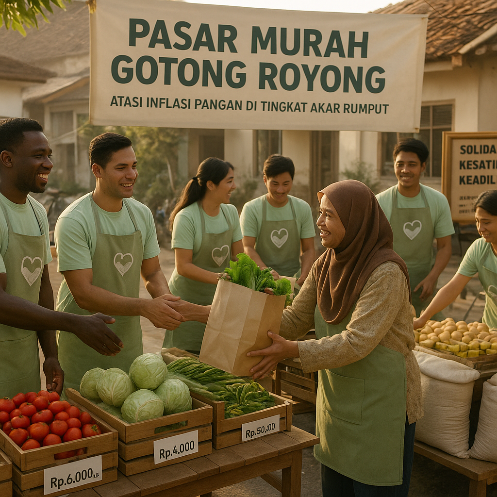 Pasar Murah Gotong Royong: Atasi Inflasi Pangan di Tingkat Akar Rumput