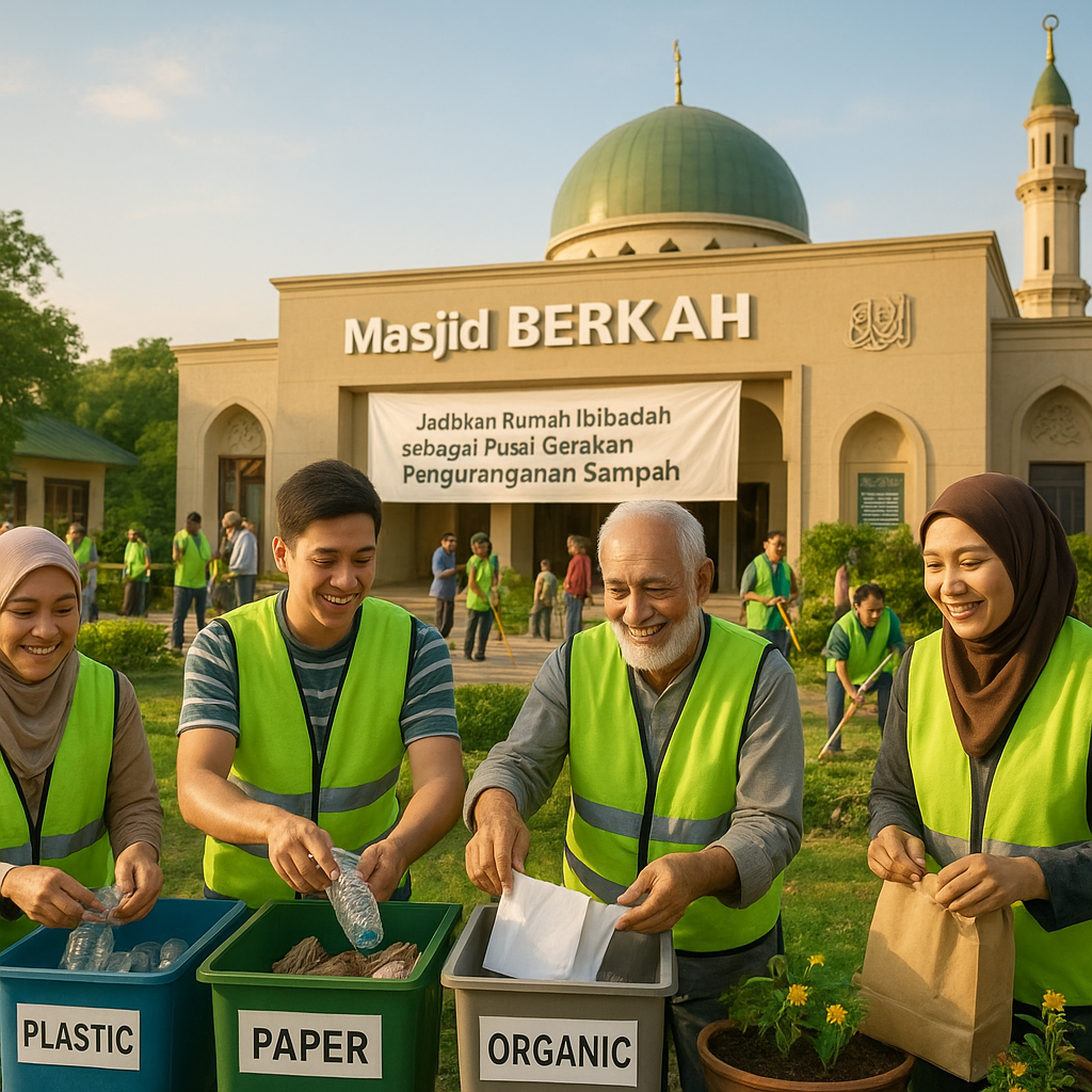 Masjid BERKAH: Jadikan Rumah Ibadah sebagai Pusat Gerakan Pengurangan Sampah