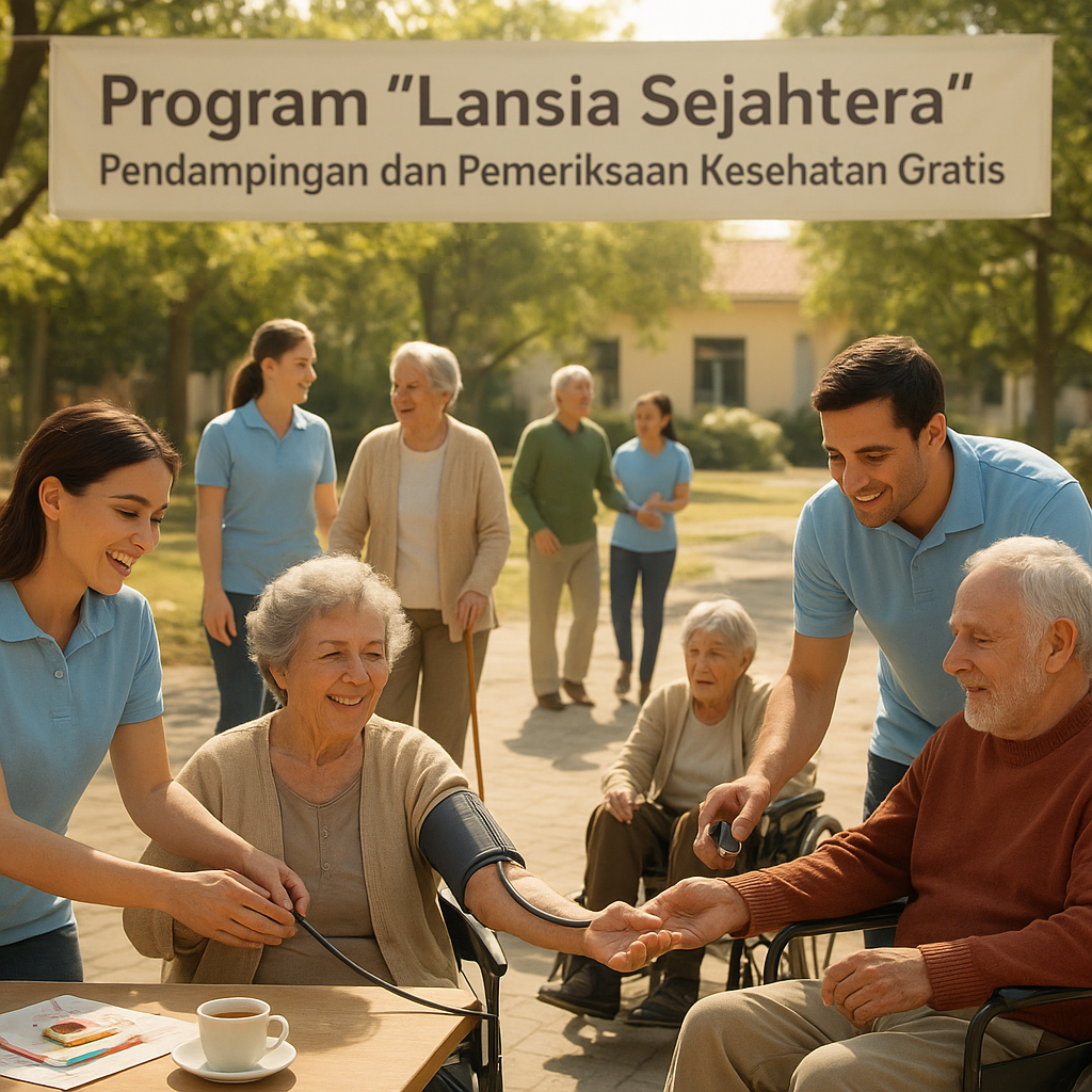 Program "Lansia Sejahtera": Pendampingan dan Pemeriksaan Kesehatan Gratis