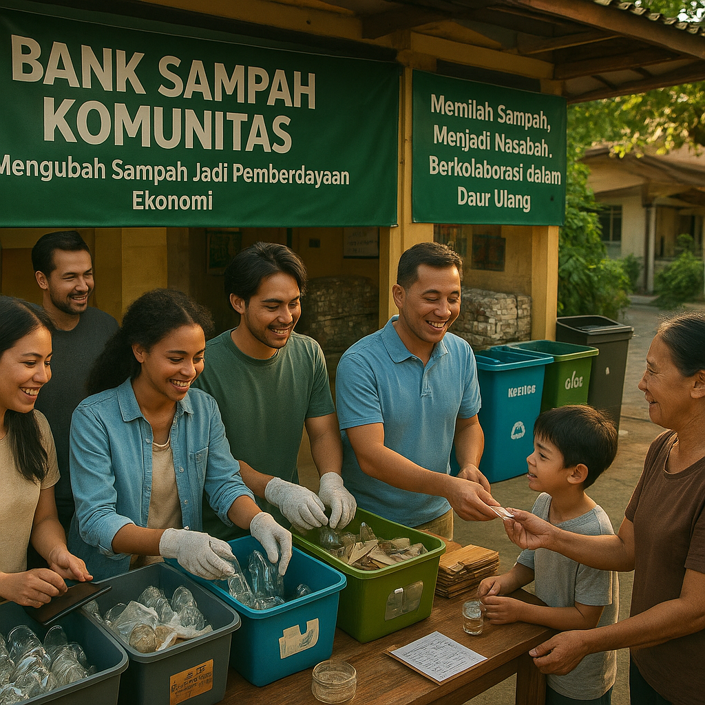 Bank Sampah Komunitas: Mengubah Sampah Jadi Pemberdayaan Ekonomi