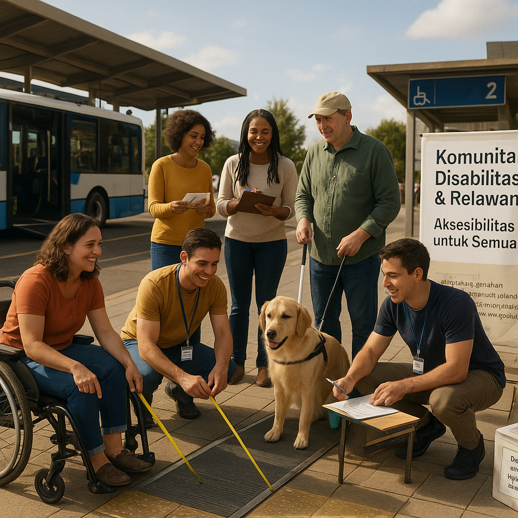 Komunitas Disabilitas dan Relawan Perjuangkan Aksesibilitas Transportasi dan Fasilitas Publik