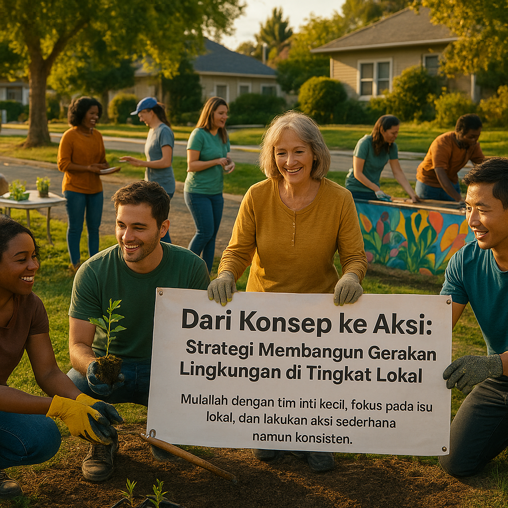 Dari Konsep ke Aksi: Strategi Membangun Gerakan Lingkungan di Tingkat Lokal