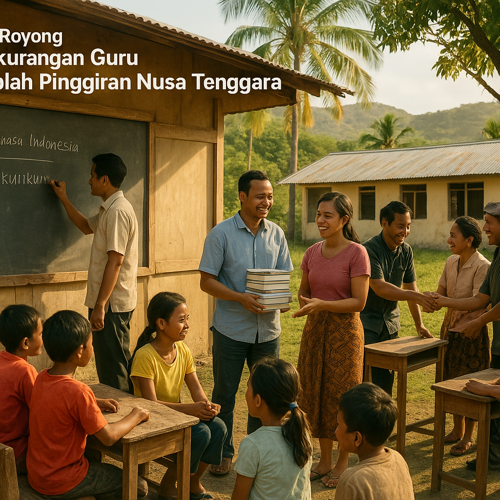 Gotong Royong Atasi Kekurangan Guru di Sekolah Pinggiran Nusa Tenggara