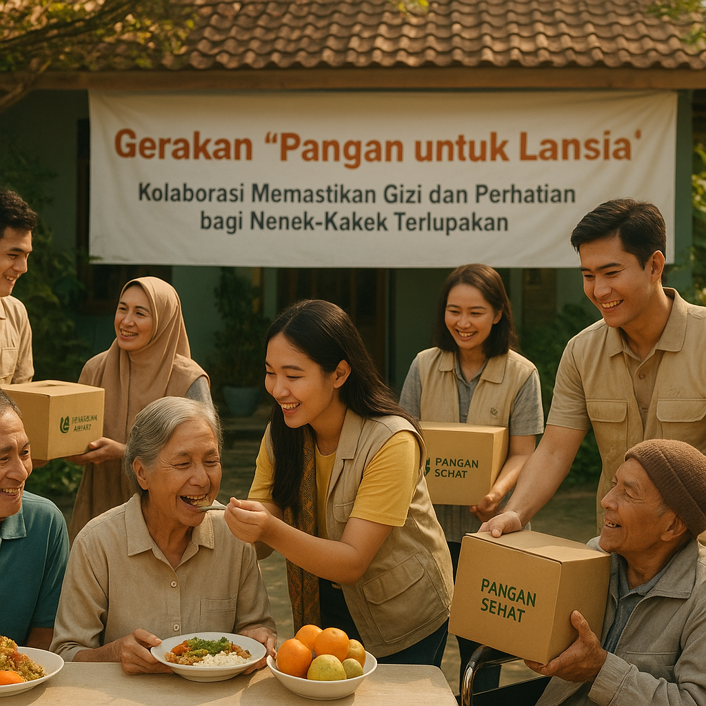 Gerakan 'Pangan untuk Lansia': Kolaborasi Memastikan Gizi dan Perhatian bagi Nenek-Kakek Terlupakan
