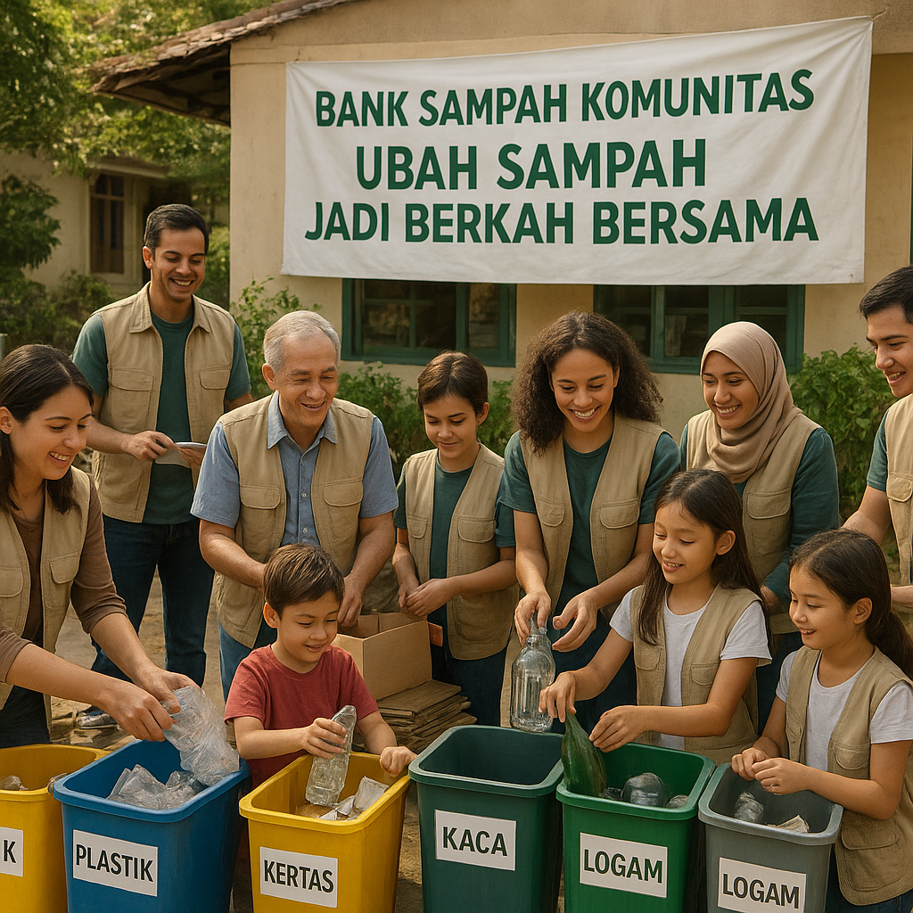Bank Sampah Komunitas: Ubah Sampah Jadi Berkah Bersama
