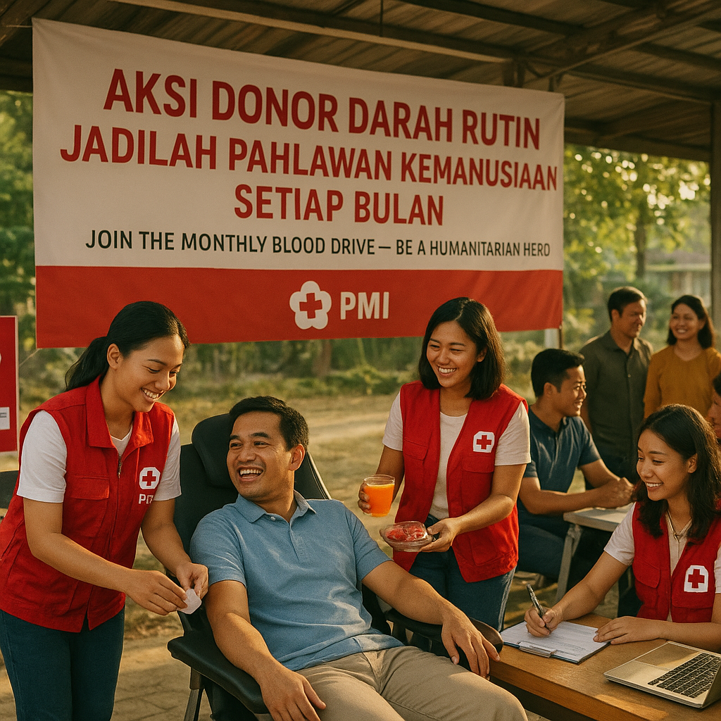 Aksi Donor Darah Rutin: Jadilah Pahlawan Kemanusiaan Setiap Bulan