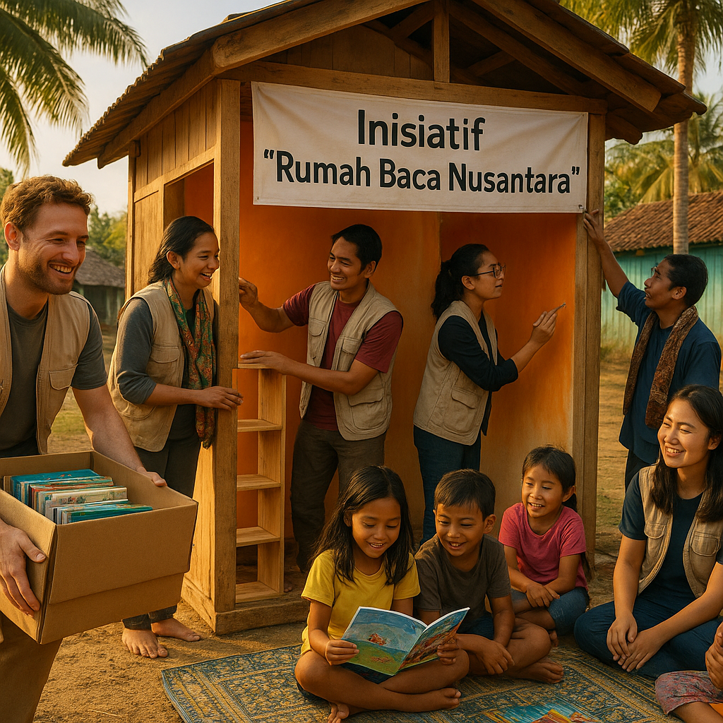 Inisiatif 'Rumah Baca Nusantara' Hadirkan Akses Buku untuk Anak Pedalaman