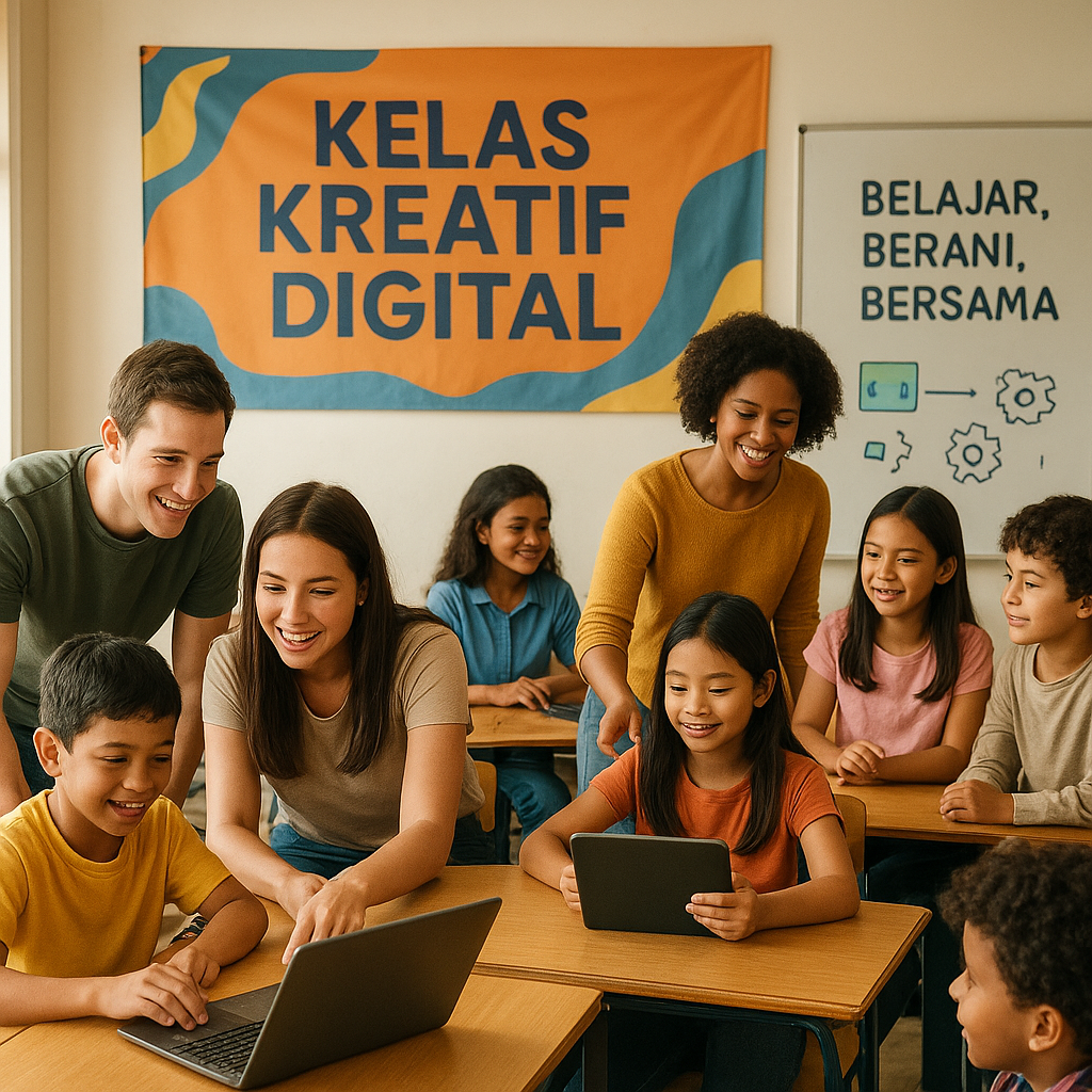 Kelas Kreatif Digital: Relawan Ajar Anak-anak Marginal Melek Teknologi dan Keterampilan Masa Depan