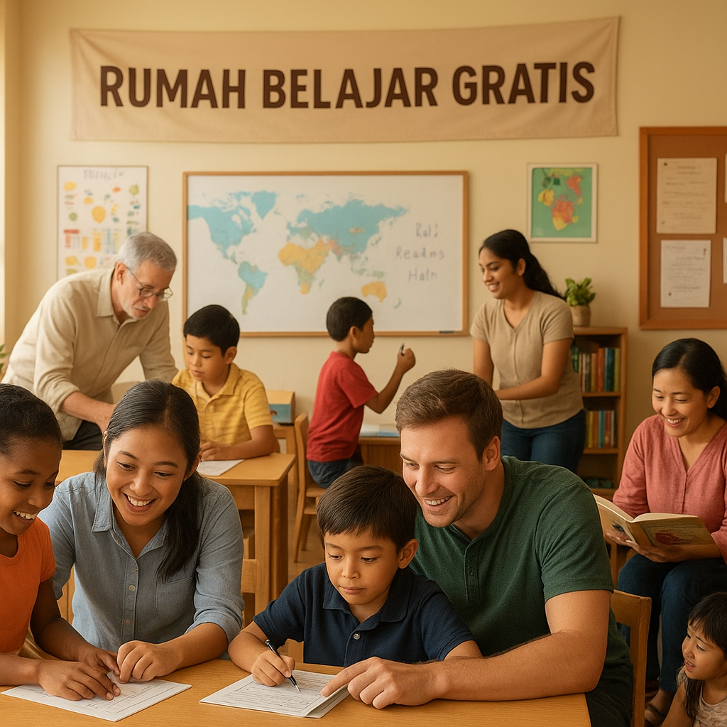 Rumah Belajar Gratis: Jawaban atas Kesenjangan Pendidikan Pasca Sekolah