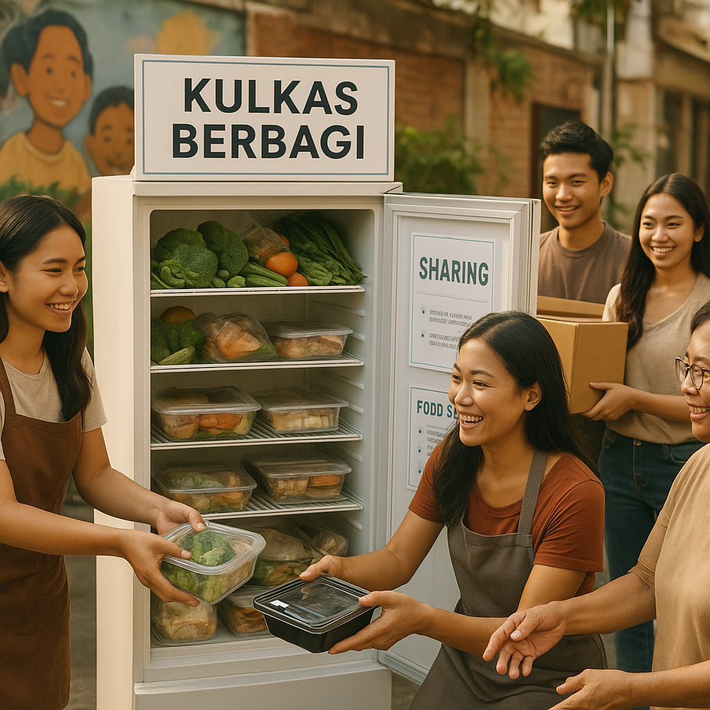 Komunitas Pemuda Inisiasi 'Kulkas Berbagi' untuk Atasi Food Waste dan Bantu yang Membutuhkan