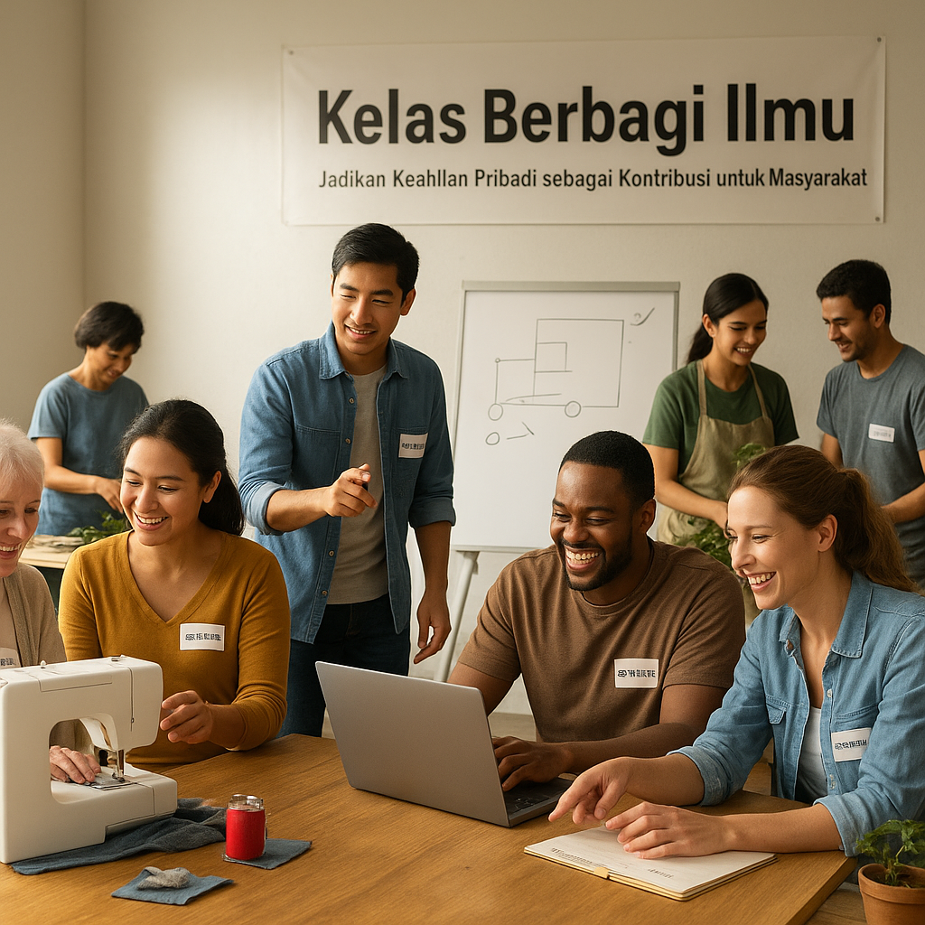 ‘Kelas Berbagi Ilmu’: Jadikan Keahlian Pribadi sebagai Kontribusi untuk Masyarakat loading='lazy' 