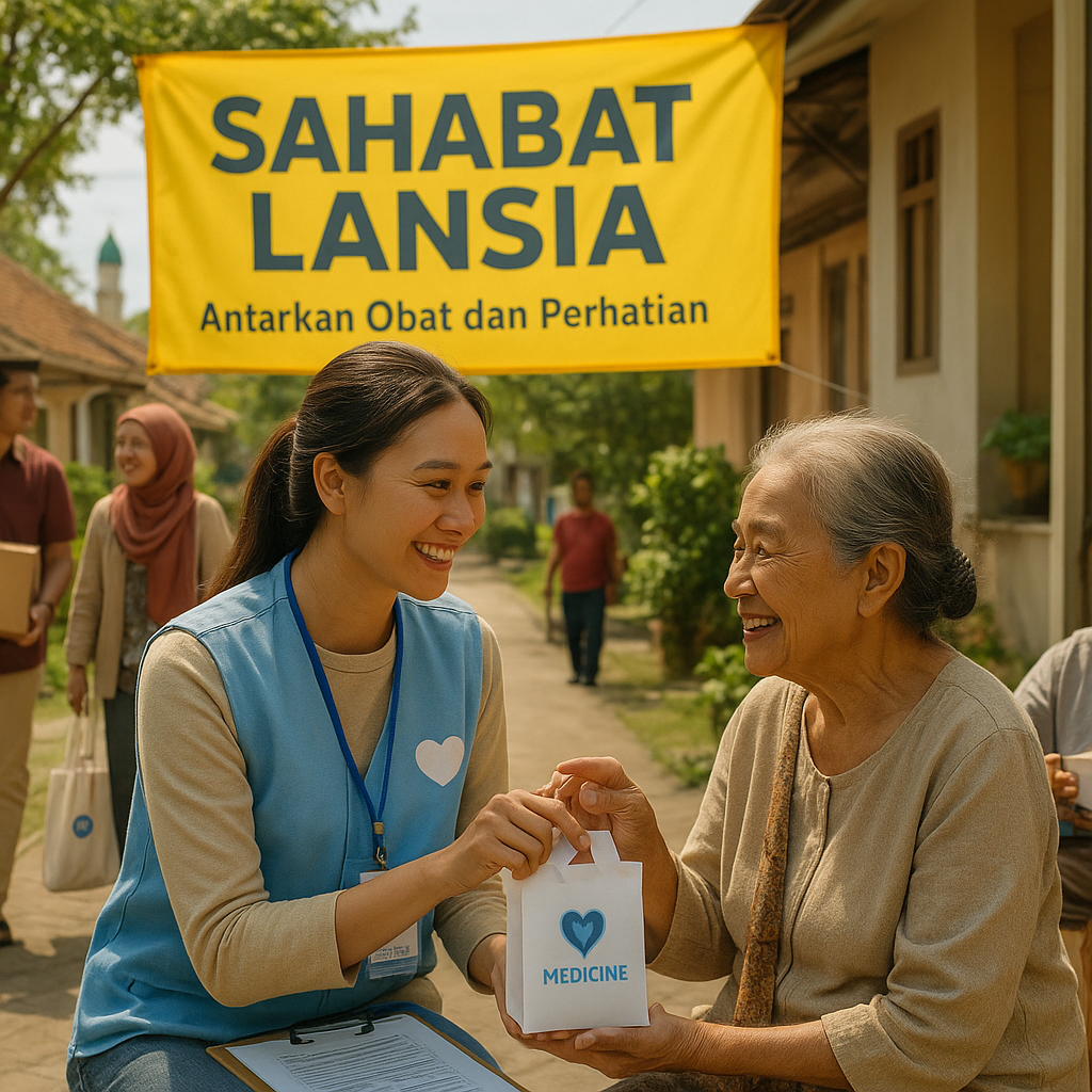 Kampanye 'Sahabat Lansia': Antarkan Obat dan Perhatian untuk Tetangga yang Terisolasi