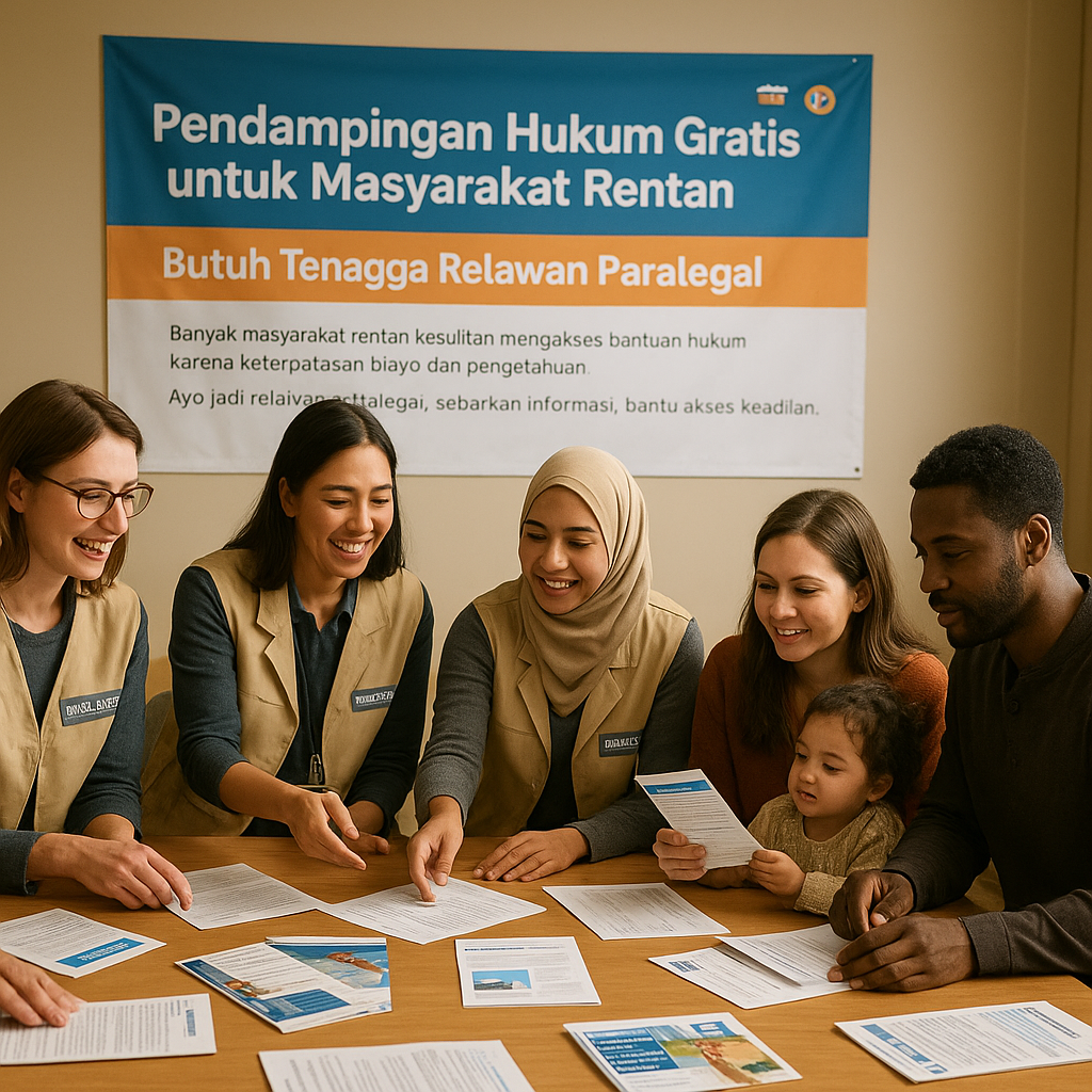Pendampingan Hukum Gratis untuk Masyarakat Rentan, Butuh Tenaga Relawan Paralegal