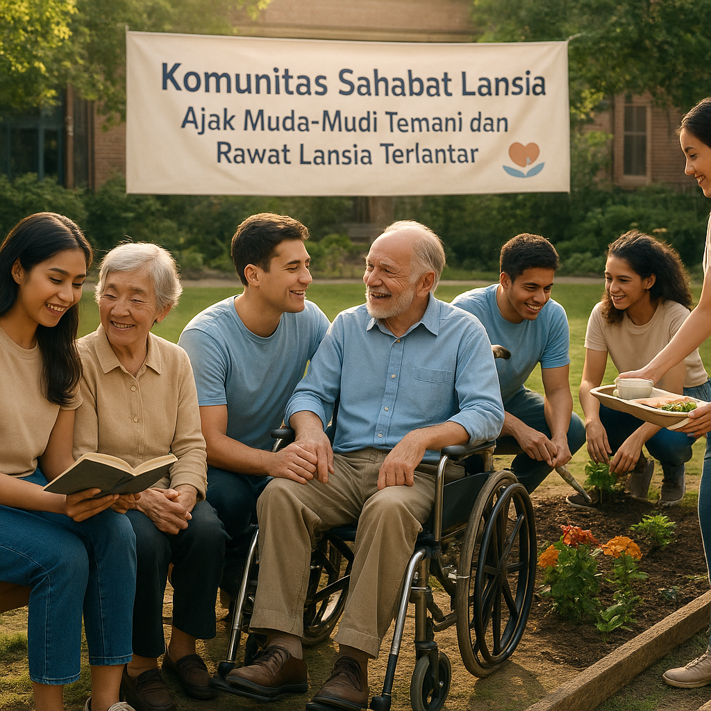 Komunitas Sahabat Lansia: Ajak Muda-Mudi Temani dan Rawat Lansia Terlantar
