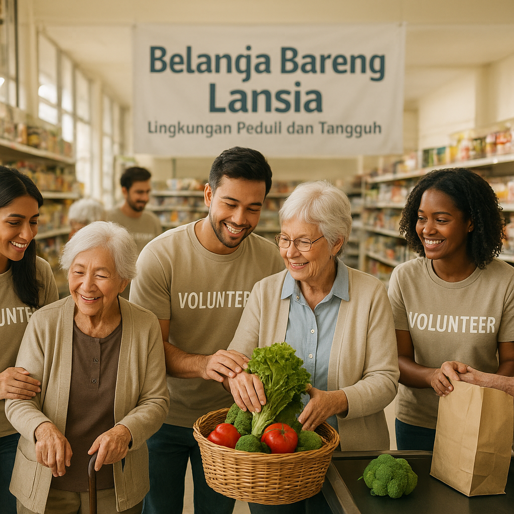 Belanja Bareng Lansia: Aksi Rutin Wujudkan Lingkungan Peduli dan Tangguh
