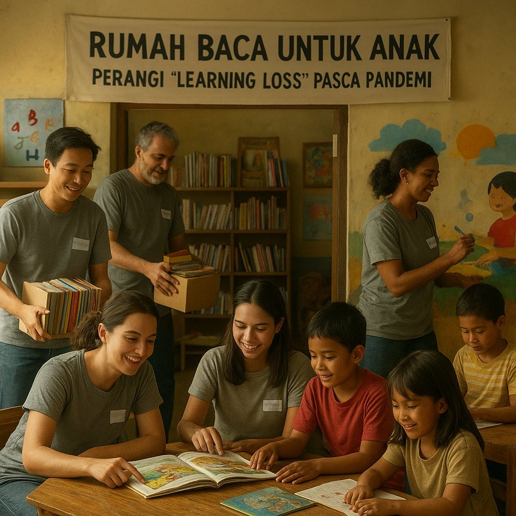 Rumah Baca untuk Anak: Perangi 'Learning Loss' Pasca Pandemi