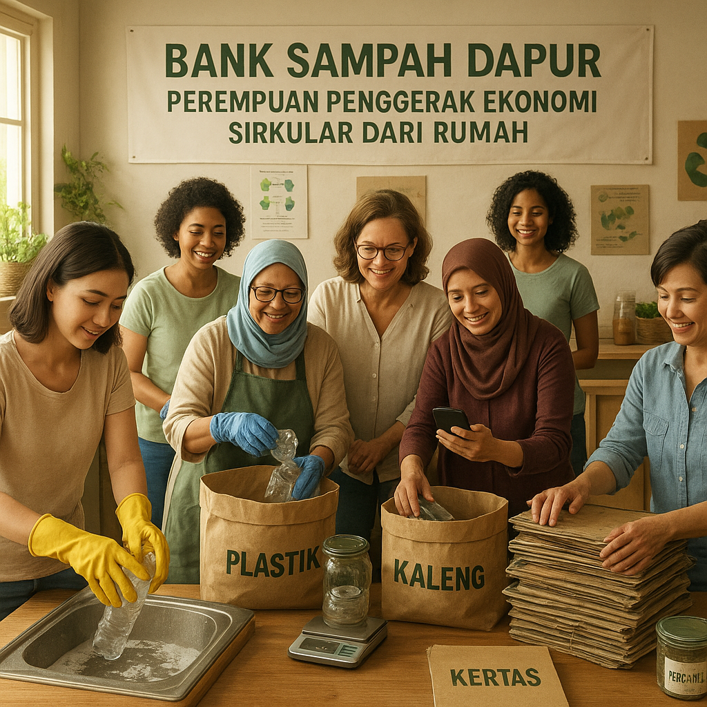 Bank Sampah Dapur: Perempuan Penggerak Ekonomi Sirkular dari Rumah