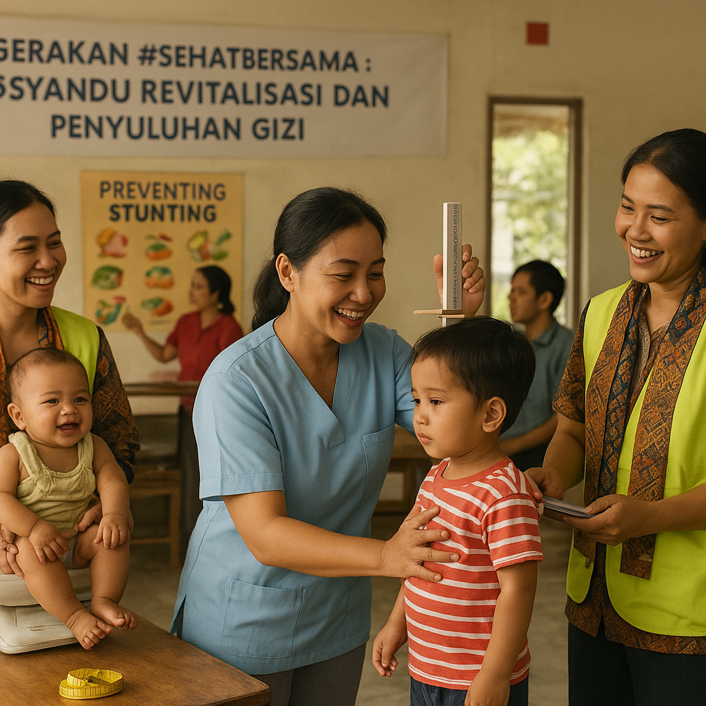 Gerakan #SehatBersama: Posyandu Revitalisasi dan Penyuluhan Gizi