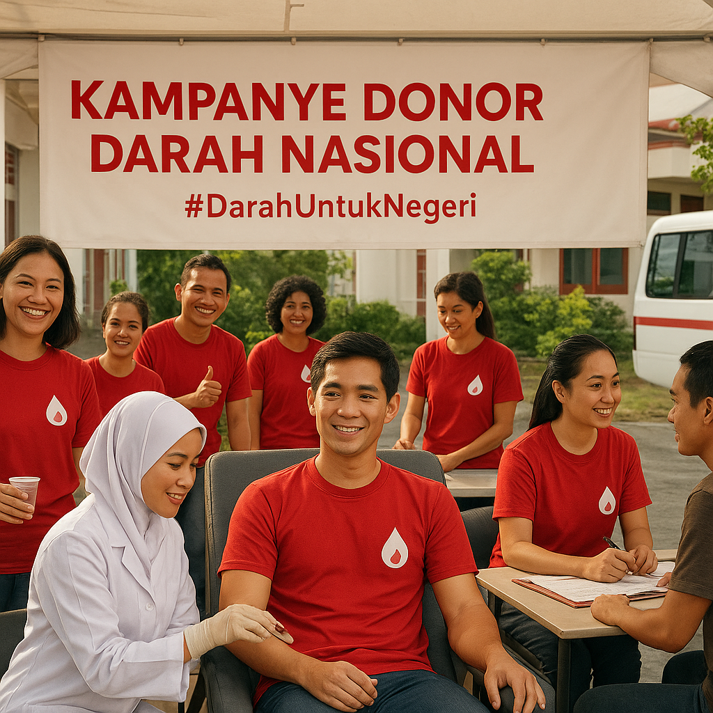 Kampanye Donor Darah Nasional #DarahUntukNegeri