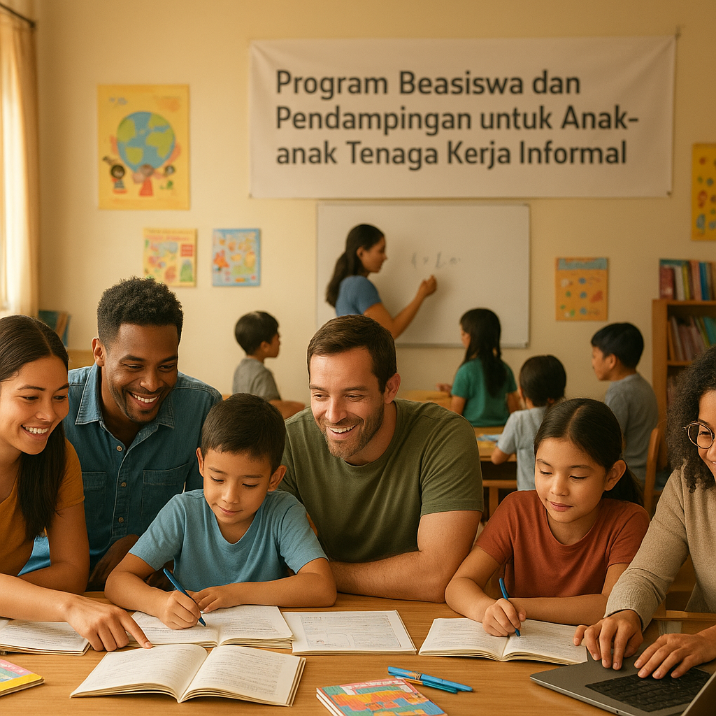 Program Beasiswa dan Pendampingan untuk Anak-anak Tenaga Kerja Informal