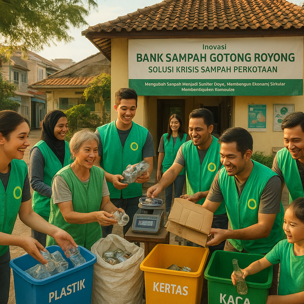 Inovasi Bank Sampah Gotong Royong Solusi Krisis Sampah Perkotaan