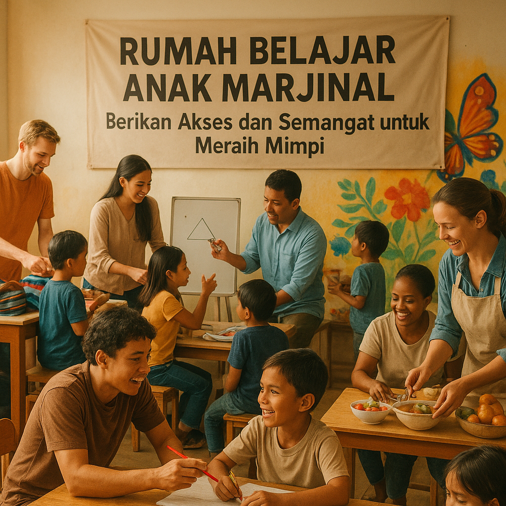Rumah Belajar Anak Marjinal: Berikan Akses dan Semangat untuk Meraih Mimpi