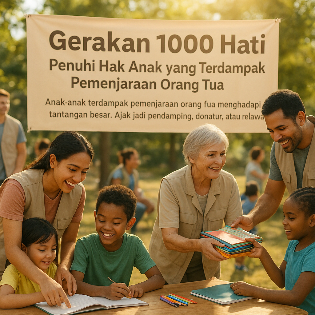 Gerakan 1000 Hati: Penuhi Hak Anak yang Terdampak Pemenjaraan Orang Tua