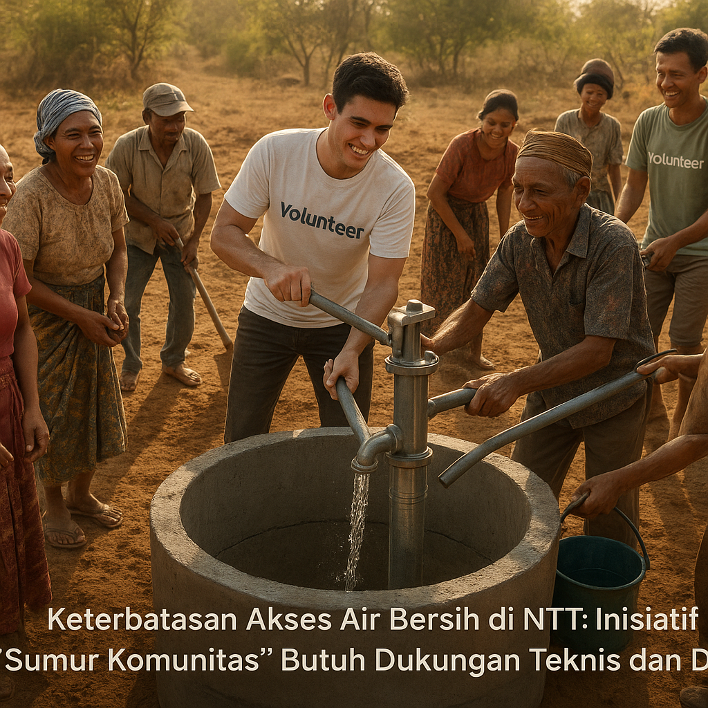 Keterbatasan Akses Air Bersih di NTT, Inisiatif 'Sumur Komunitas' Butuh Dukungan Teknis dan Dana