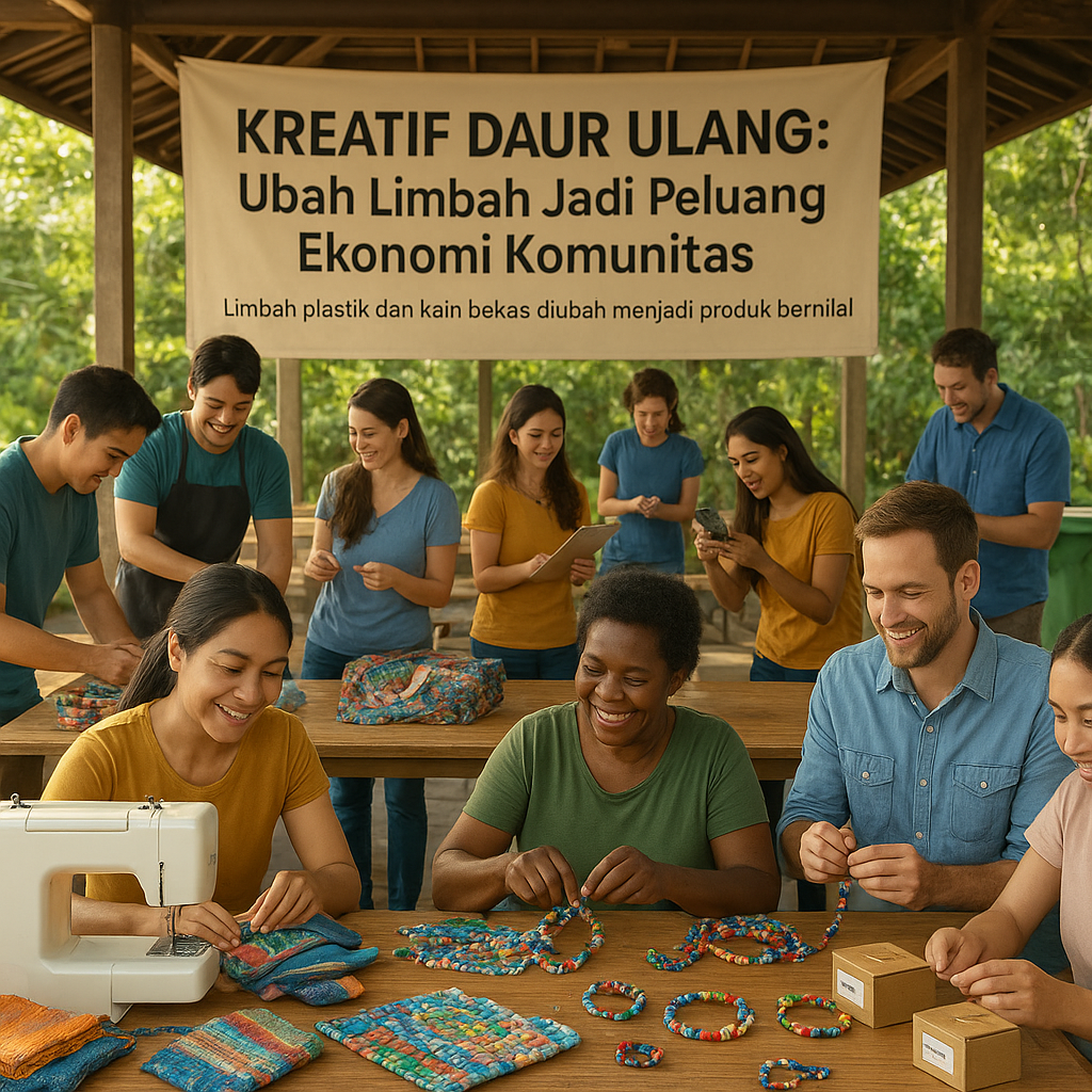 Kreatif Daur Ulang: Ubah Limbah Jadi Peluang Ekonomi Komunitas