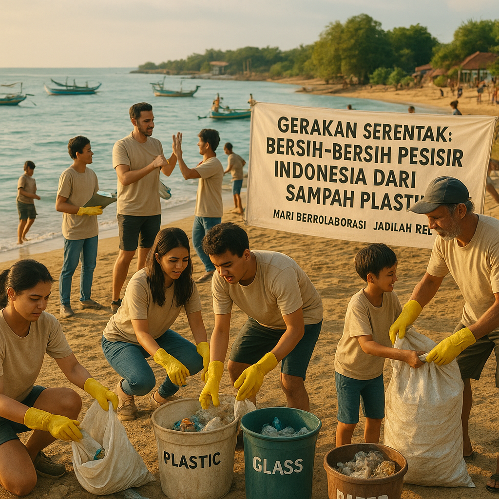 Gerakan Serentak: Bersih-Bersih Pesisir Indonesia dari Sampah Plastik
