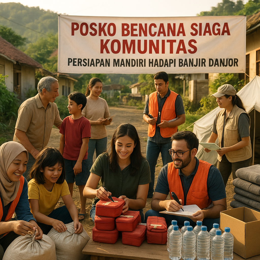 Posko Bencana Siaga Komunitas: Persiapan Mandiri Hadapi Banjir dan Longsor