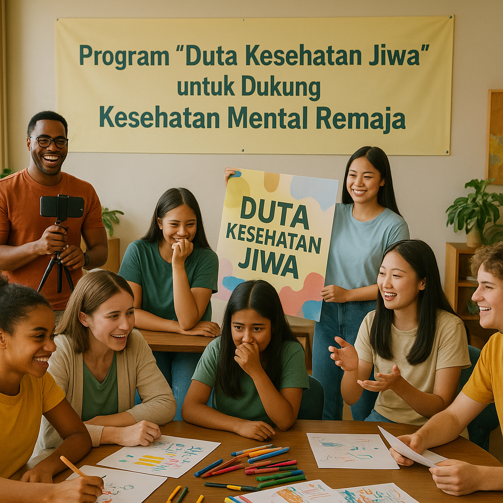Program 'Duta Kesehatan Jiwa' untuk Dukung Kesehatan Mental Remaja