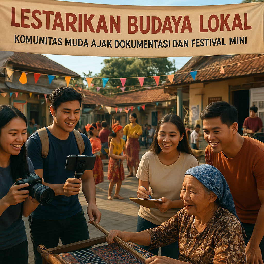 Lestarikan Budaya Lokal yang Terancam Punah, Komunitas Muda Ajak Dokumentasi dan Festival Mini