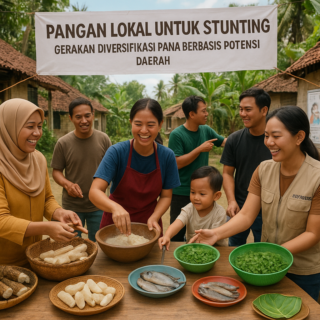 Pangan Lokal untuk Stunting: Gerakan Diversifikasi Pangan Berbasis Potensi Daerah