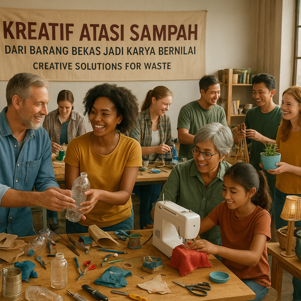 Kreatif Atasi Sampah: Dari Barang Bekas Jadi Karya Bernilai