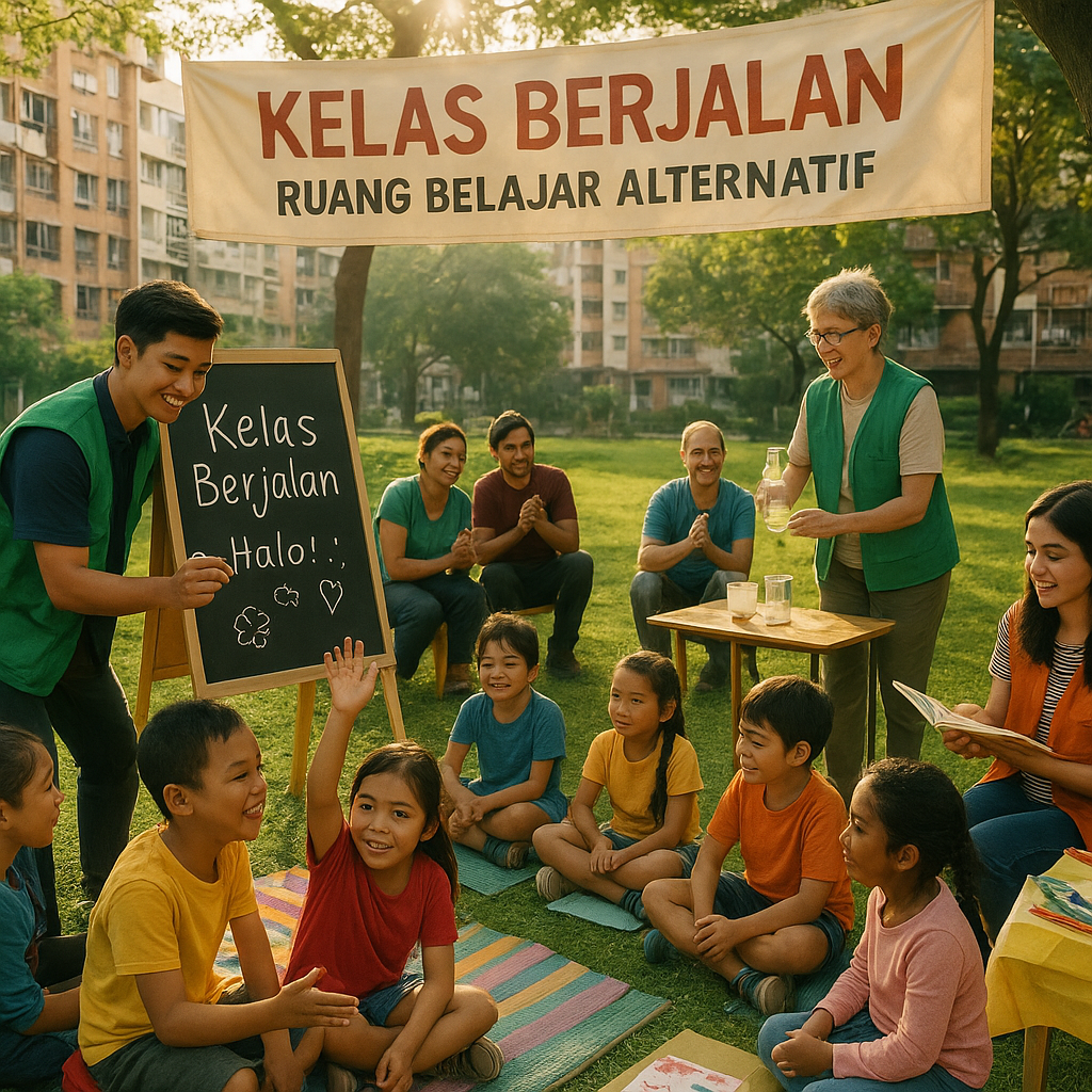 Kelas Berjalan: Jadikan Taman Kota sebagai Ruang Belajar Alternatif