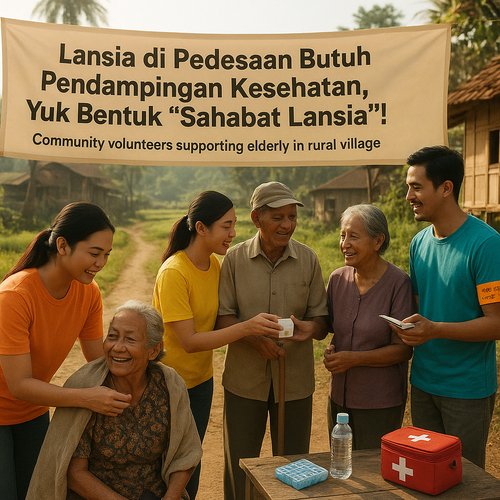Lansia di Pedesaan Butuh Pendampingan Kesehatan, Yuk Bentuk "Sahabat Lansia"!