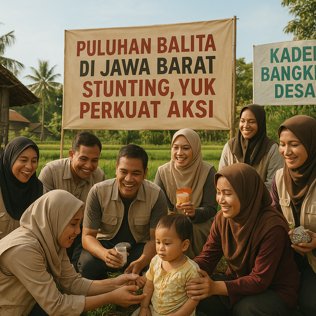 Puluhan Balita di Jawa Barat Stunting, Yuk Perkuat Aksi 'Kader Bangkit Desa'!