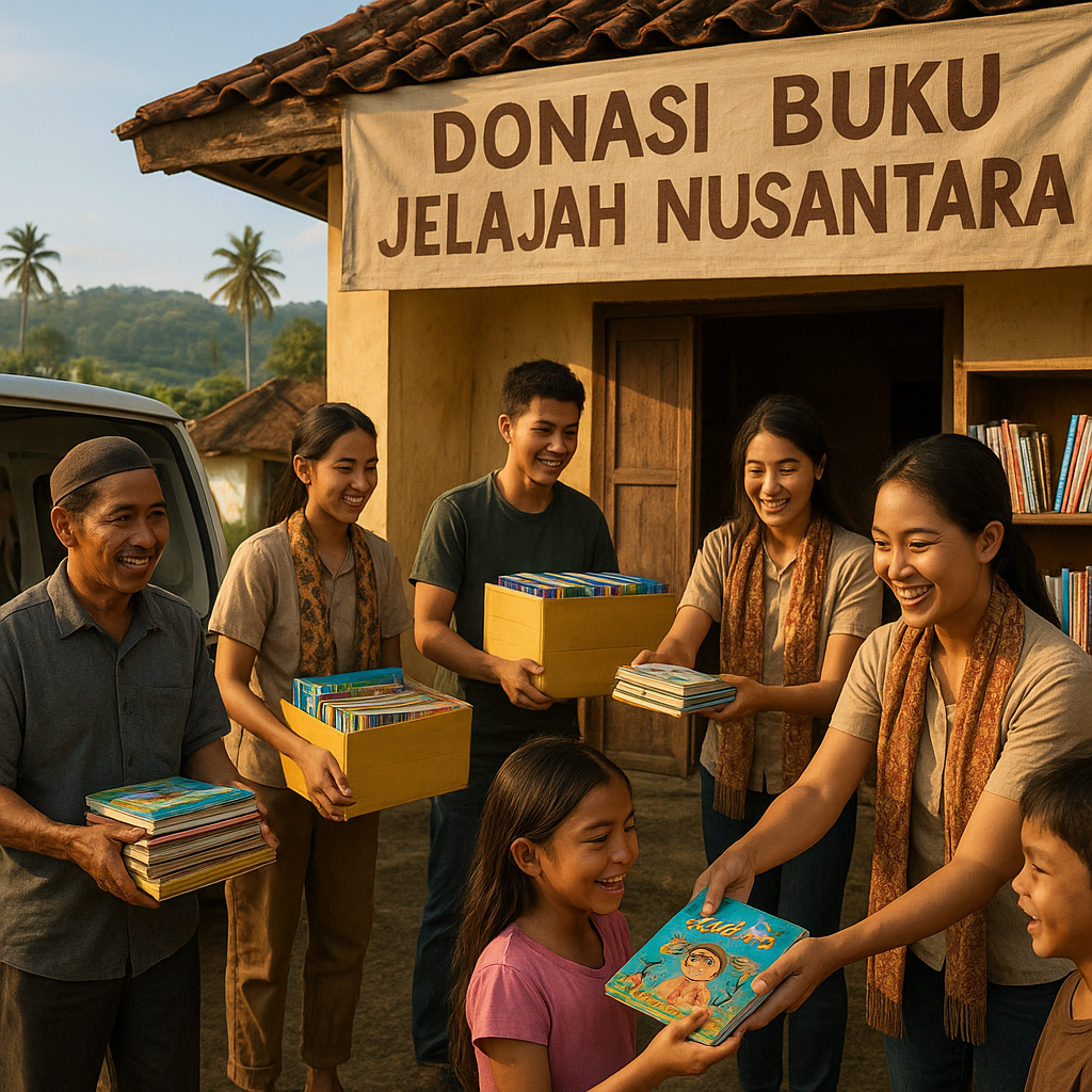 Kampanye 'Donasi Buku Jelajah Nusantara' untuk Perpustakaan Daerah 3T