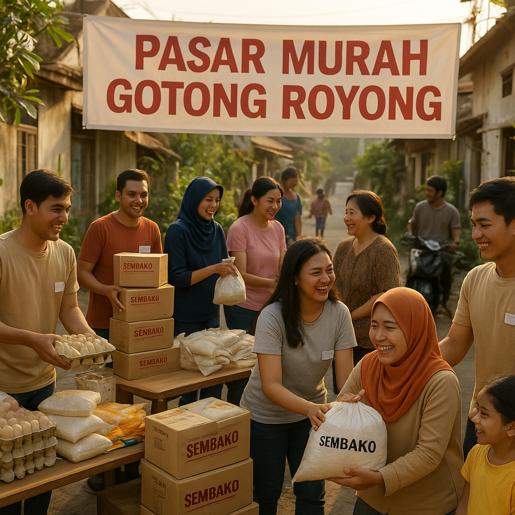 Inisiatif 'Pasar Murah Gotong Royong' untuk Tekan Dampak Inflasi di Tingkat RT