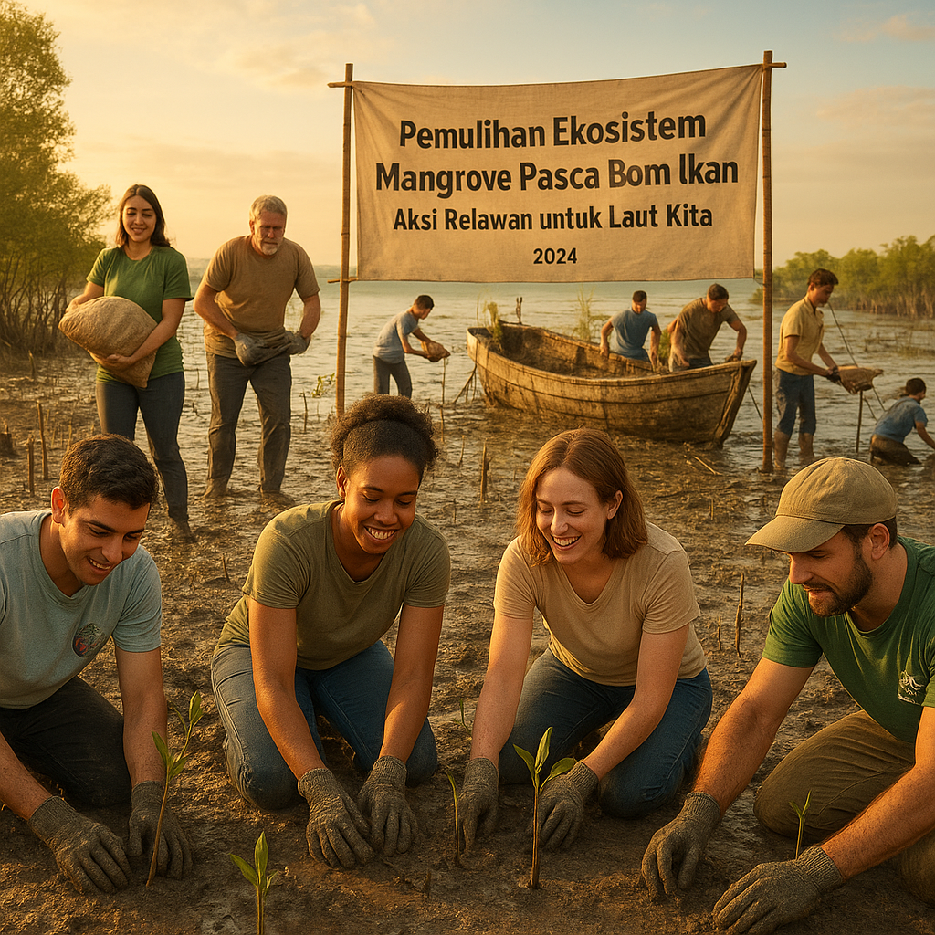 Pemulihan Ekosistem Mangrove Pasca Bom Ikan: Aksi Relawan untuk Laut Kita