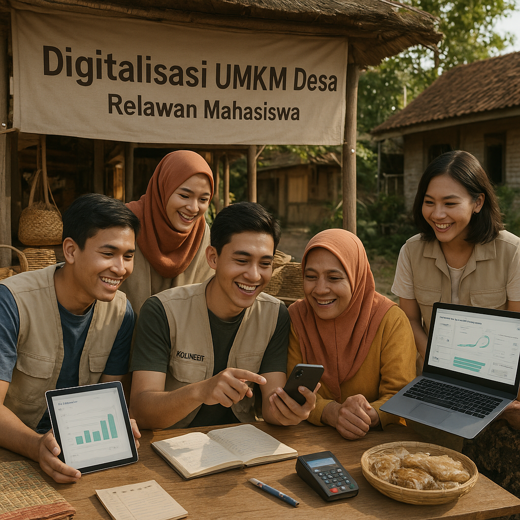 Digitalisasi UMKM Desa: Butuh Relawan Mahasiswa untuk Bimbingan Teknologi