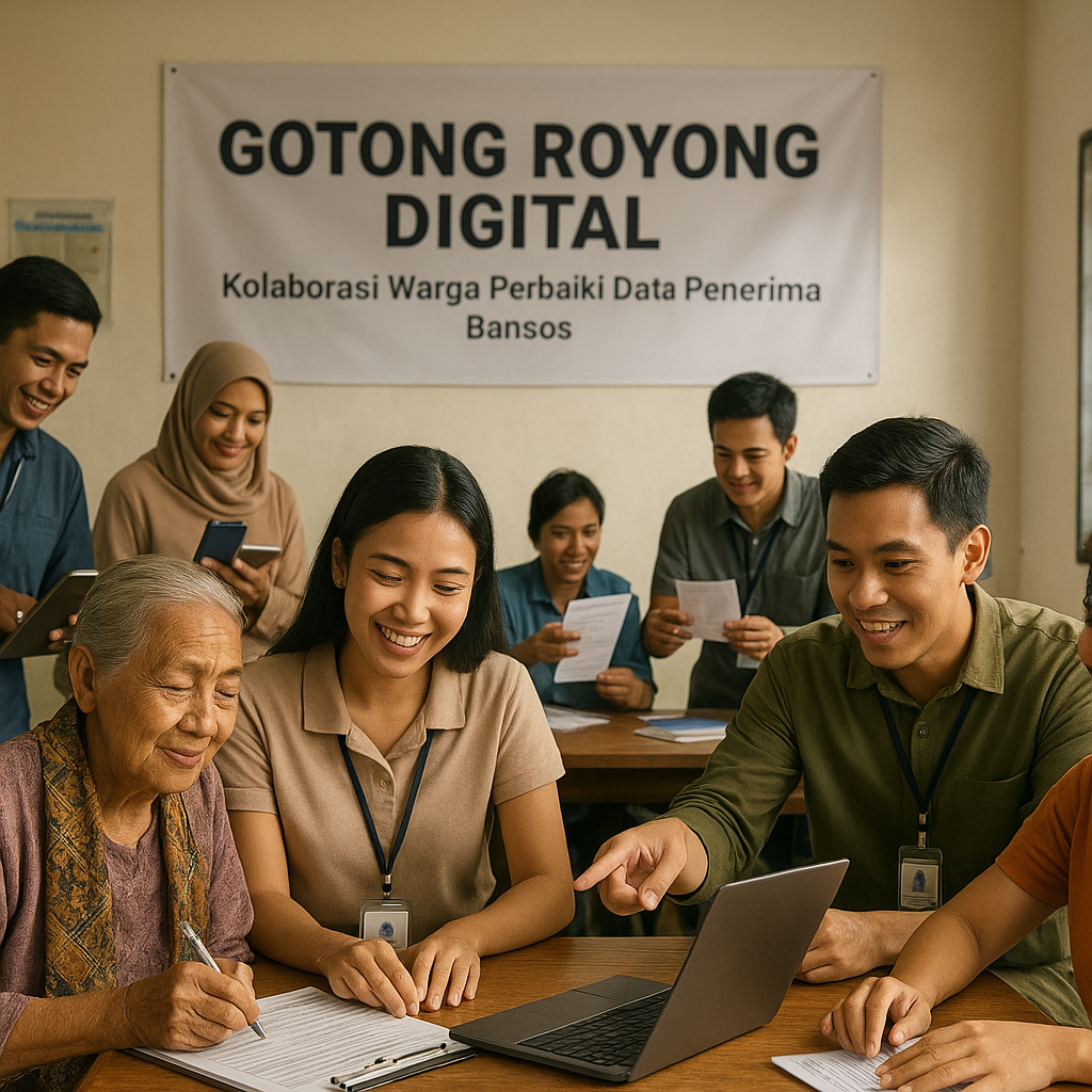 Gotong Royong Digital: Kolaborasi Warga Perbaiki Data Penerima Bansos