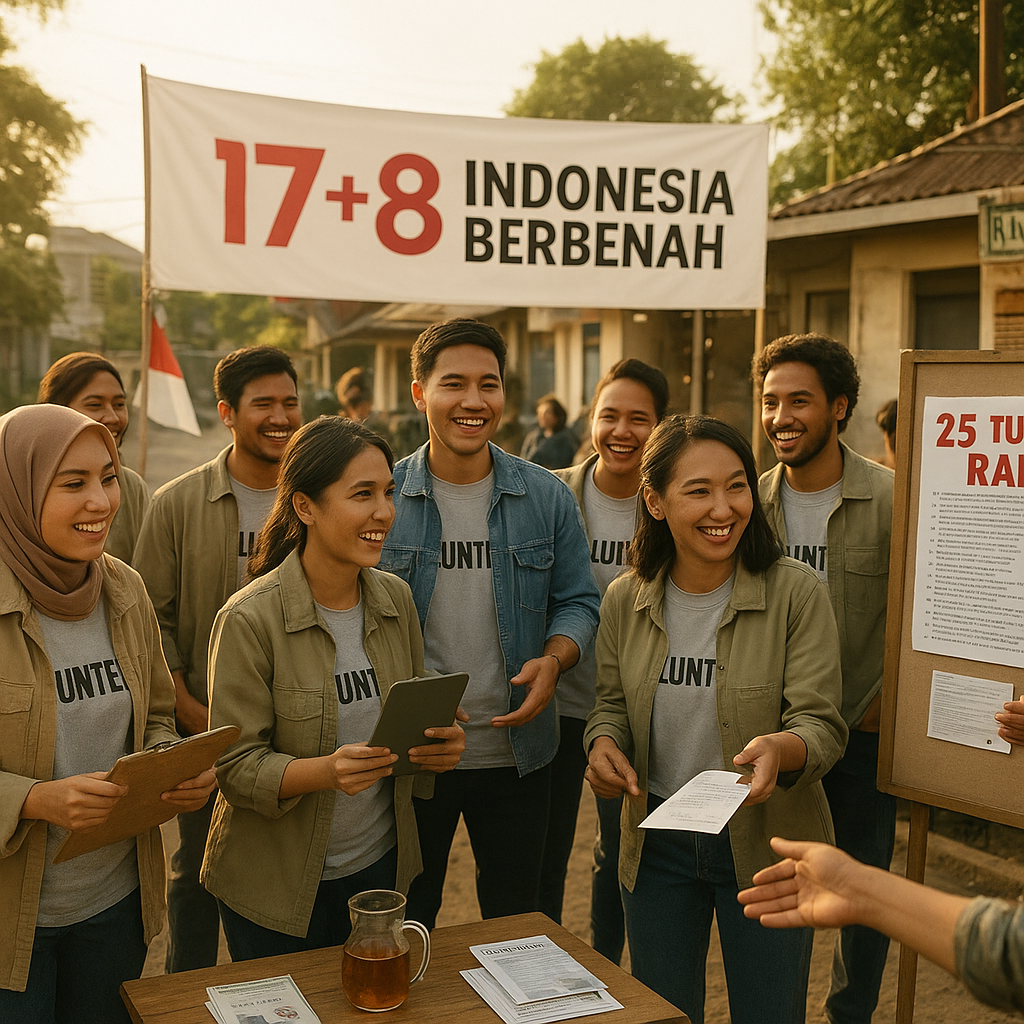 17+8 Indonesia Berbenah: Publik Kawal Tuntutan Rakyat dalam Kapasitas Masing-masing